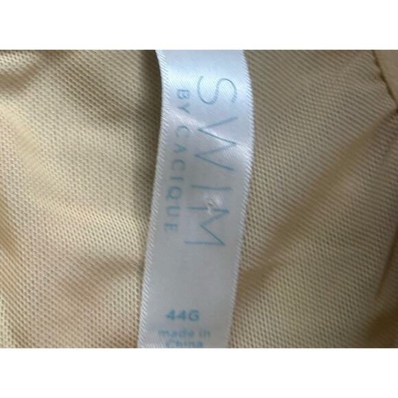 Lane Bryant Cacique Swim Lightly Lined Balconette Top 44G Underwire Floral NEW - Picture 7 of 8